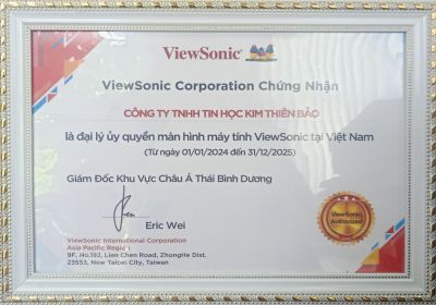 Chứng nhận đối tác Viewsonic