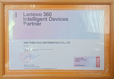 Trở thành Partner Kim Cương của Lenovo năm 2023