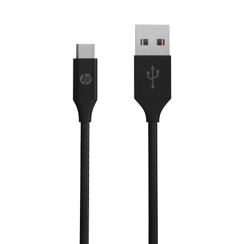 Cáp HP USB-A to USB-C Fabric 9YF25AA (2m) ( Đen)